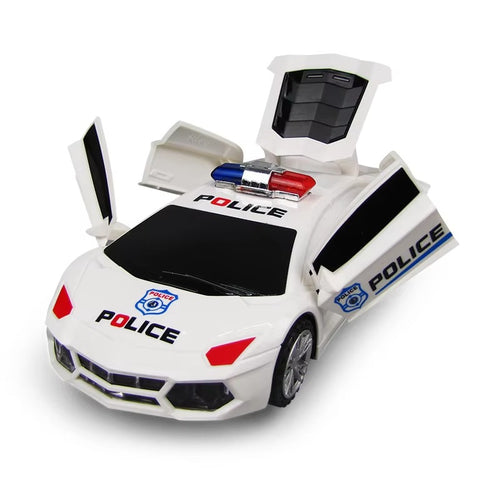 Police Sports Car Toy with Lights & Sounds