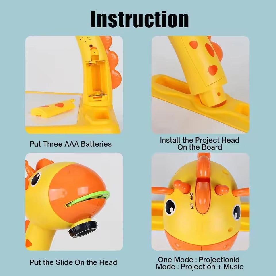 Projection Painting Drawing Table for Kids
