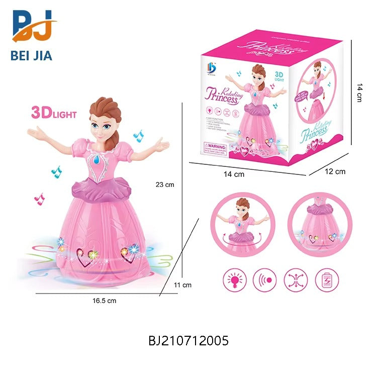 Princess Dancing Turtle Toy with Lights & Music