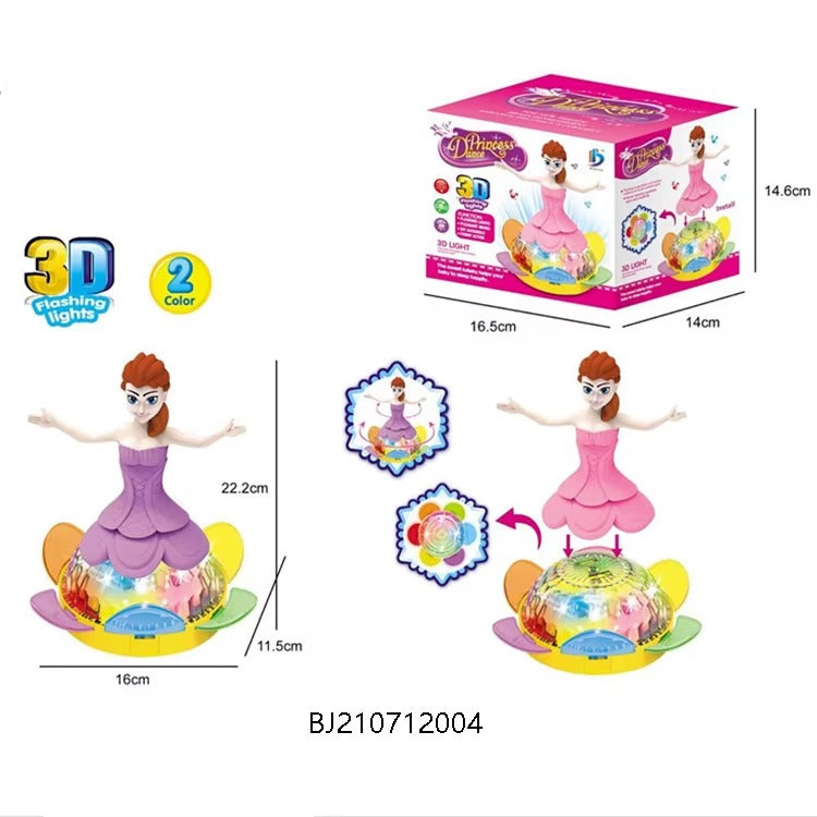 Princess Dancing Turtle Toy with Lights & Music