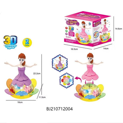 Princess Dancing Turtle Toy with Lights & Music