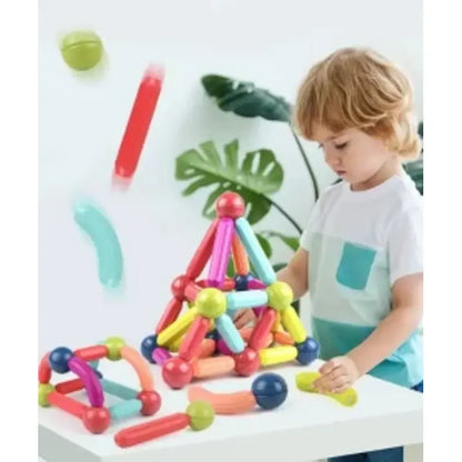 Magnetic Building Sticks Construction Set