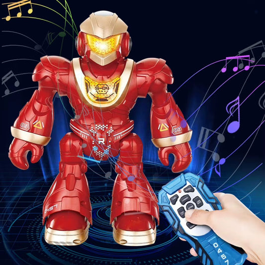 Remote Control Robot Toy with Lights, Music & Dance