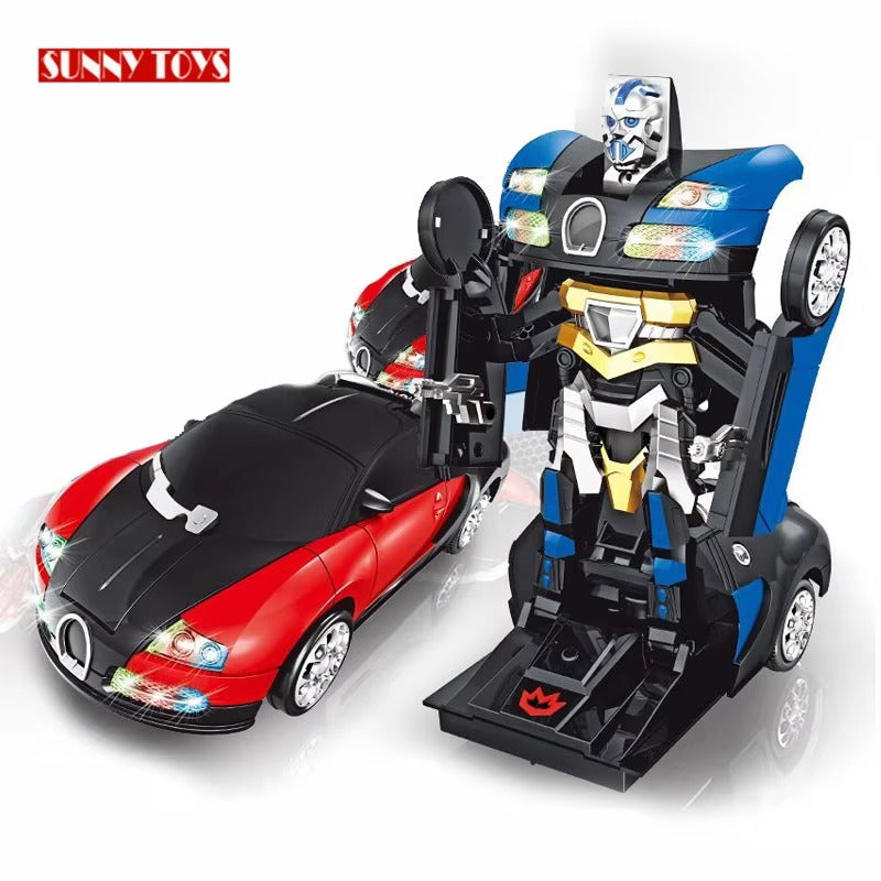 2-in-1 Transforming Robot Car Toy