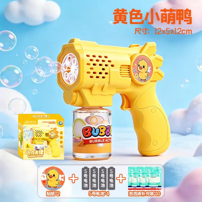 Unicorn Bubble Gun – Automatic Bubble Blaster for Kids