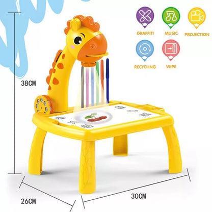 Projection Painting Drawing Table for Kids
