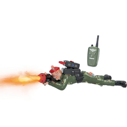 Remote Control Spray Military Crawler Toy