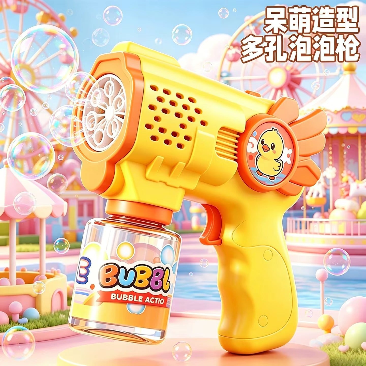 Unicorn Bubble Gun – Automatic Bubble Blaster for Kids