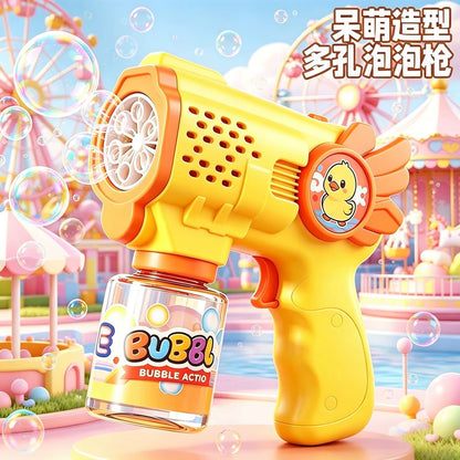 Unicorn Bubble Gun – Automatic Bubble Blaster for Kids