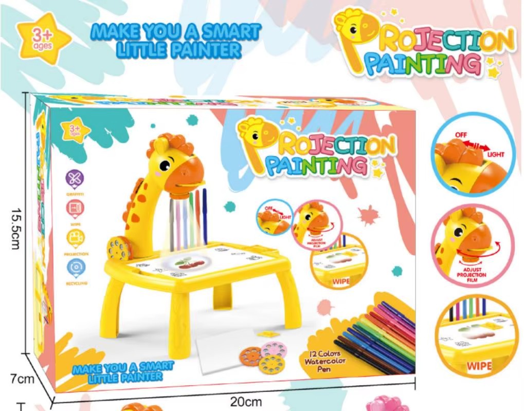 Projection Painting Drawing Table for Kids