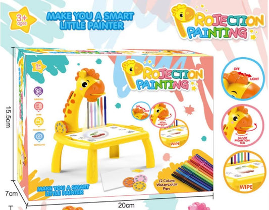 Projection Painting Drawing Table for Kids