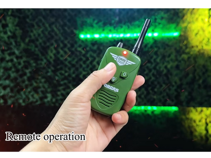 Remote Control Spray Military Crawler Toy