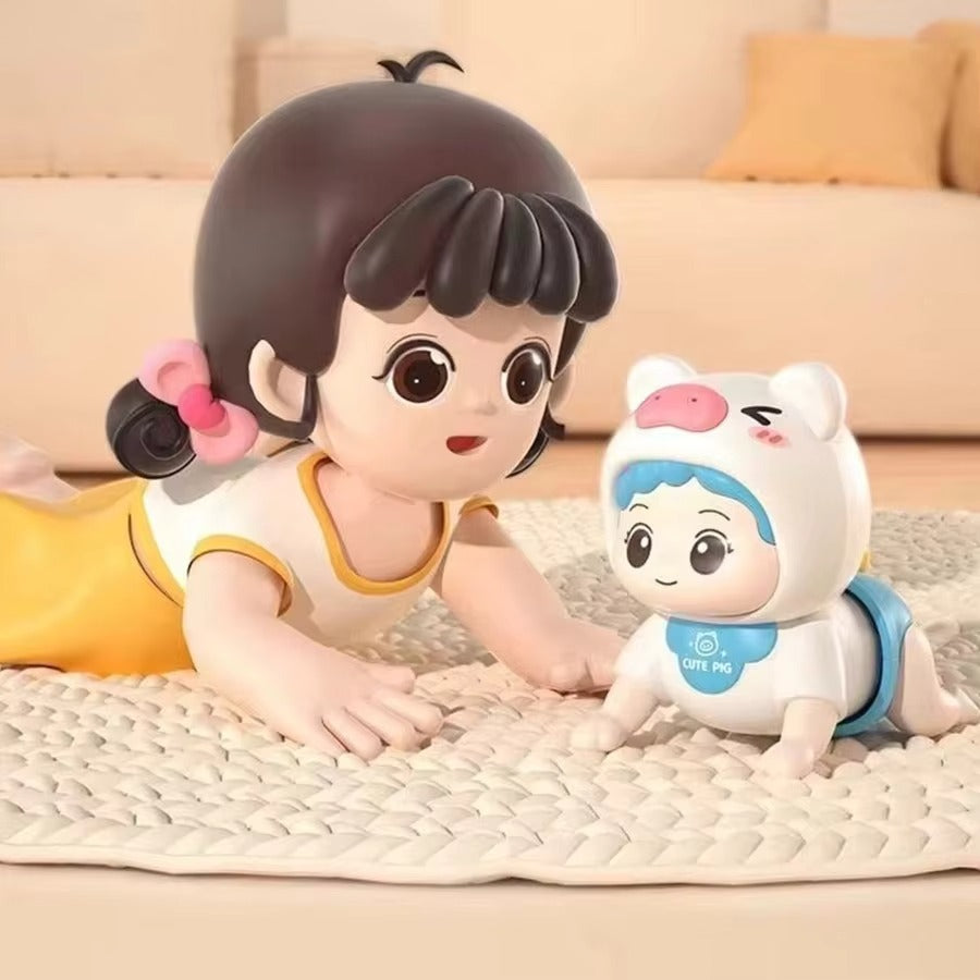 Cute Crawling Baby Doll – Musical Interactive Toy