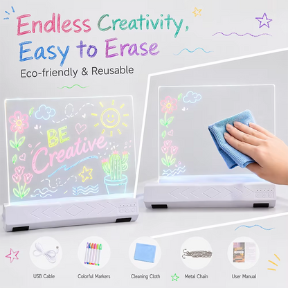 Creative LED Message Board with RGB Night Light