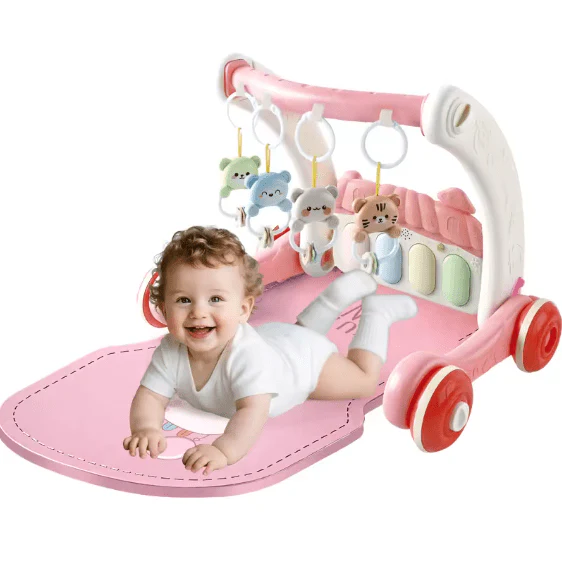 Kids Game 2-in-1 Baby Gym With Walker