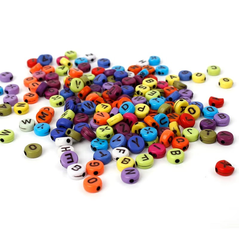 DIY Alphabet Beads Kit – Letter Beads Storage Box for Jewelry Making