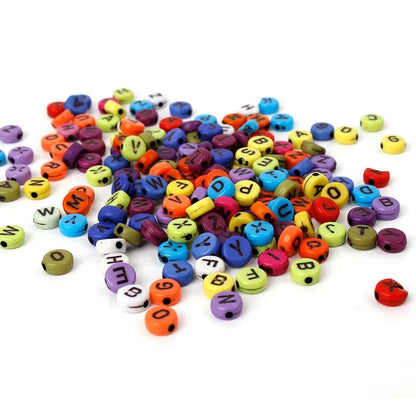 DIY Alphabet Beads Kit – Letter Beads Storage Box for Jewelry Making