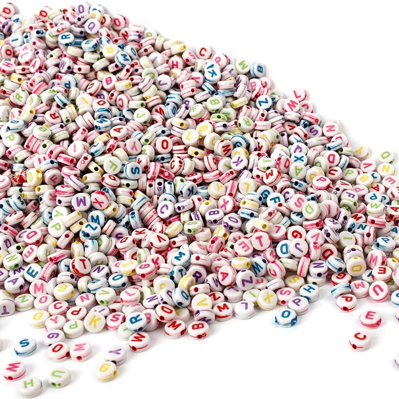 DIY Alphabet Beads Kit – Letter Beads Storage Box for Jewelry Making