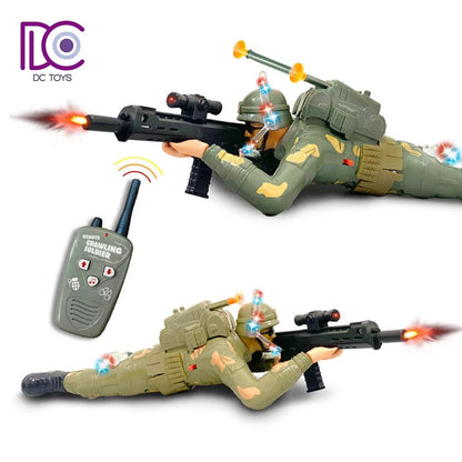 Remote Control Crawling Soldier Toy