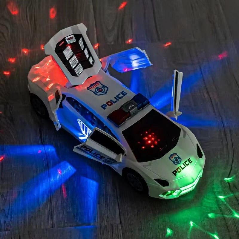 Police Sports Car Toy with Lights & Sounds
