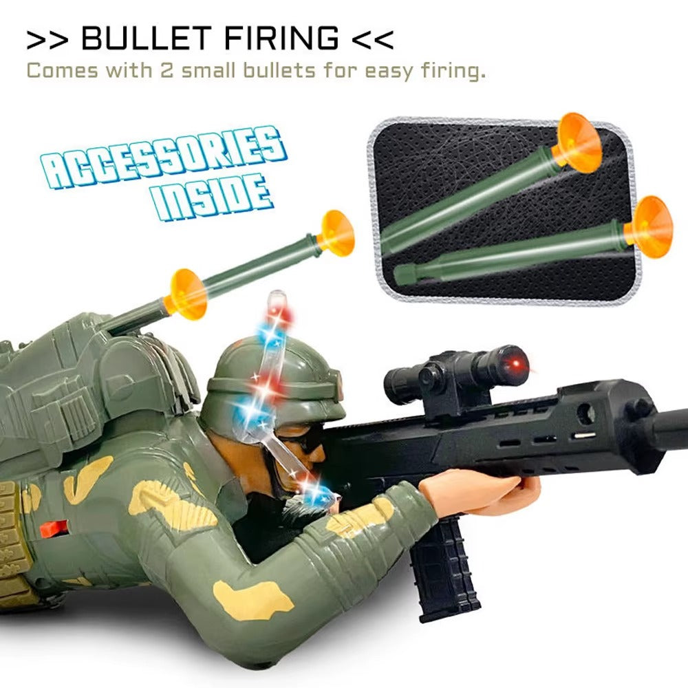 Remote Control Crawling Soldier Toy
