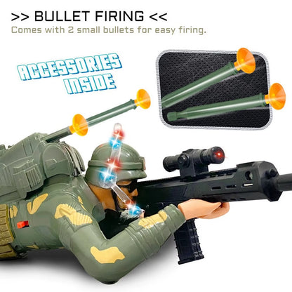 Remote Control Crawling Soldier Toy