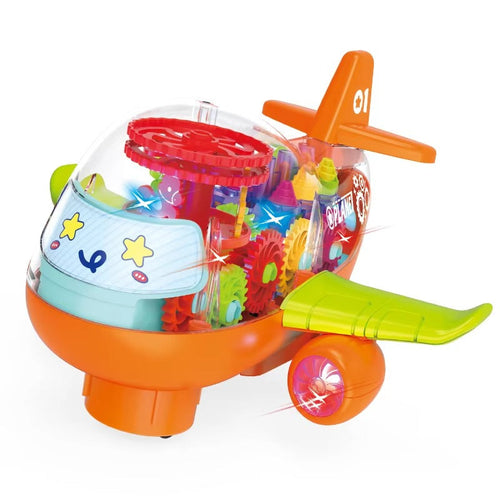 Gear-Gear Airplane – Musical Bump & Go Toy Plane