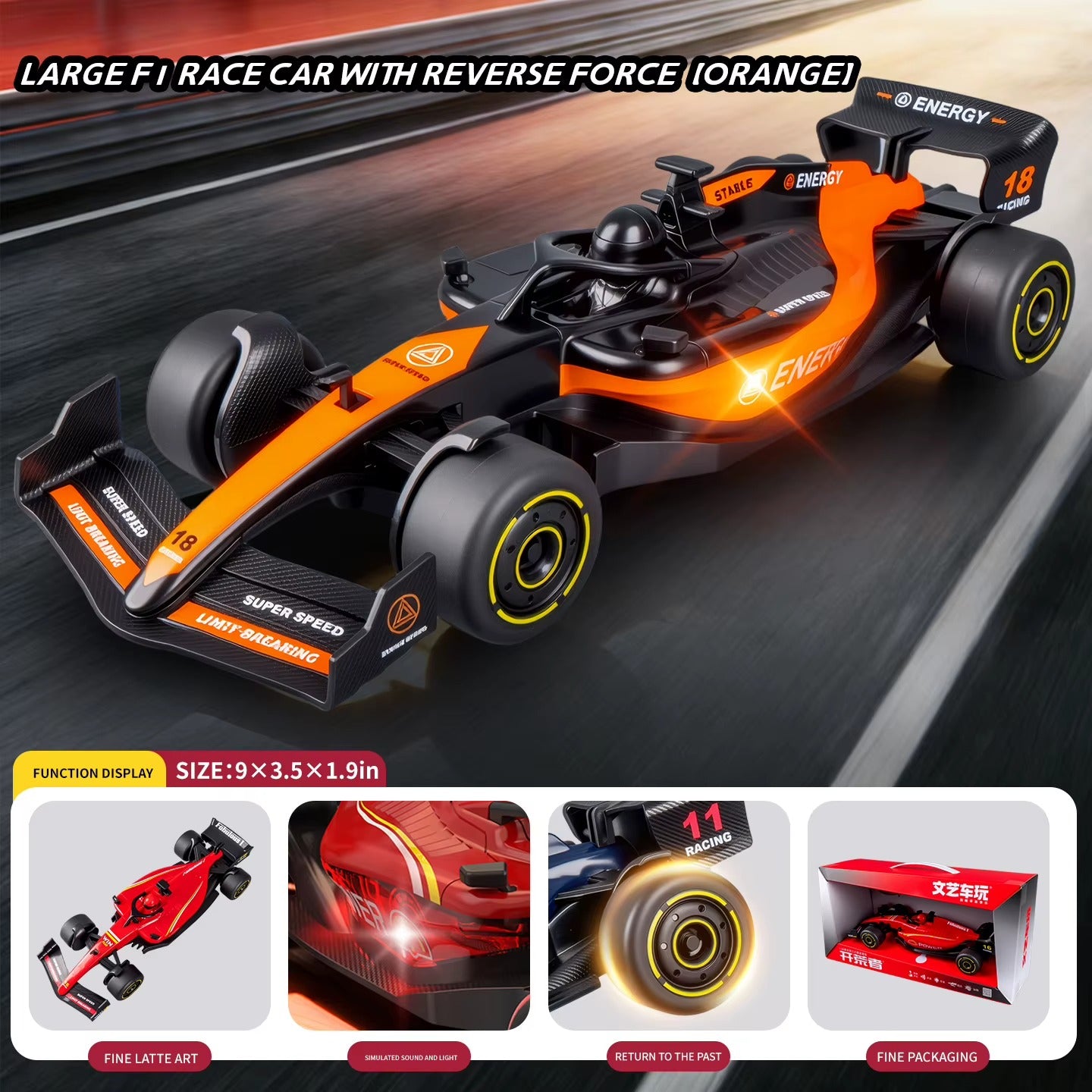 Kids Formula Racing Car Toy