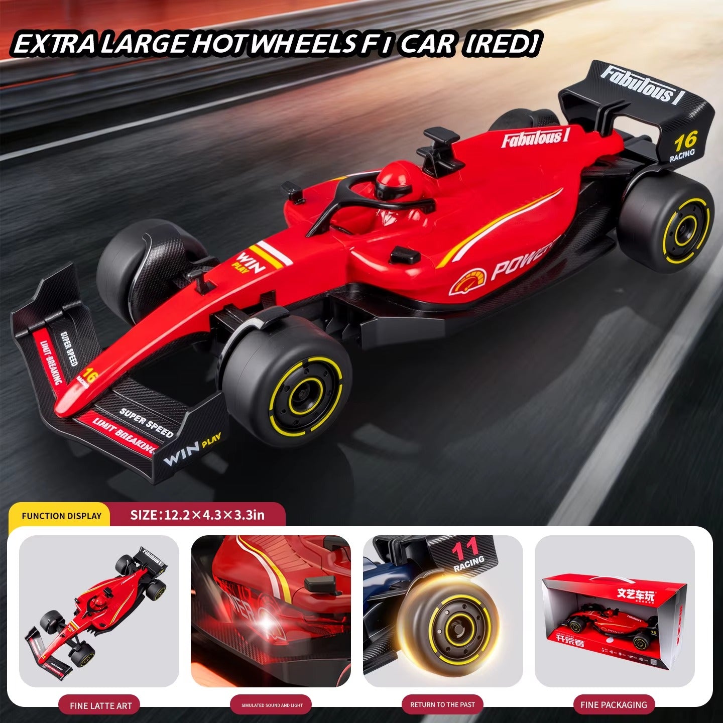 Kids Formula Racing Car Toy