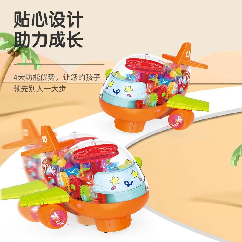 Gear-Gear Airplane – Musical Bump & Go Toy Plane