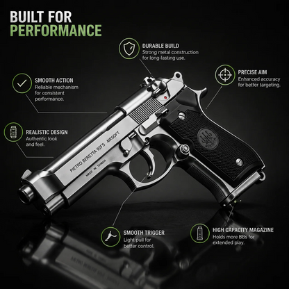 Beretta M92 Gun + 5 BBs - Action Pack